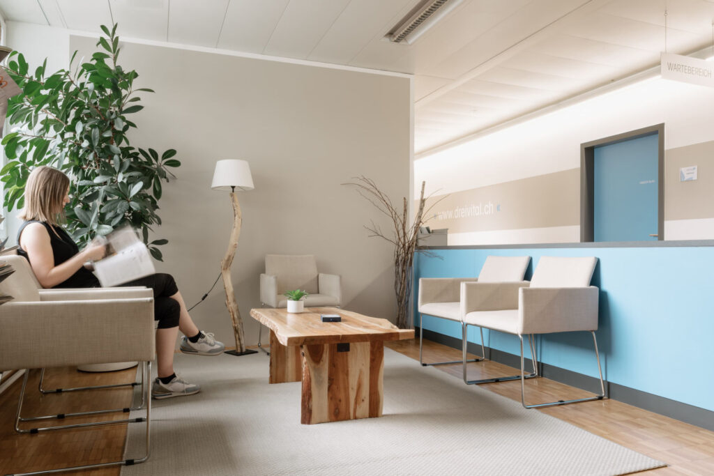 Dreivital Heerbrugg moderne Wohlfühlpraxis